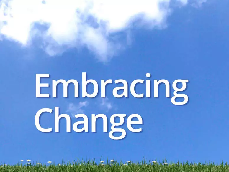 Embracing Change title graphic