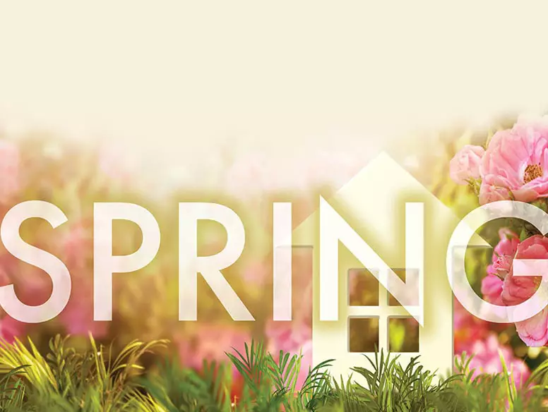 Spring title illustration