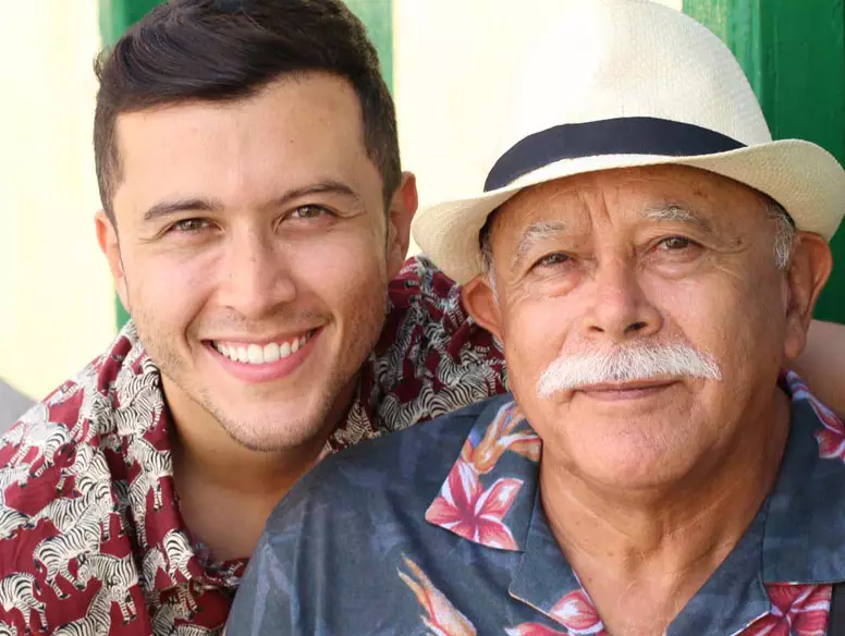 LatinX father and son