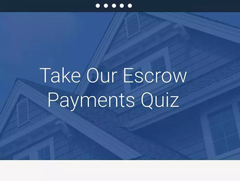 Escrow payments quiz title illustration